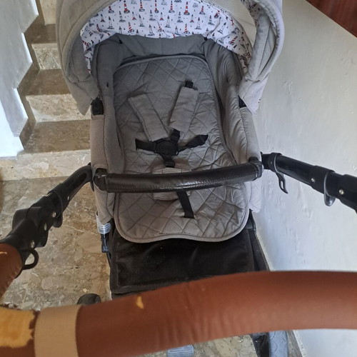 Lorelli Rimini 3in1 baby stroller, grey, suspension, storage