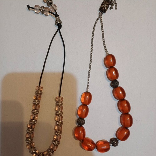 Worry beads used, set of two