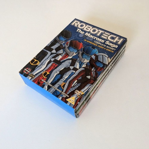 Robotech The Macross Saga DVD box set like new, remastered extended edition