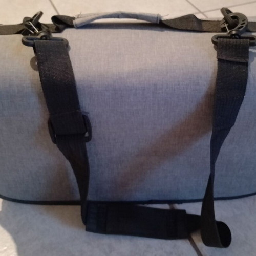 Pet carrier bag used with dog toy