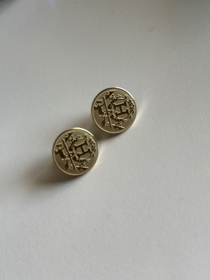 Earrings made of steel like new