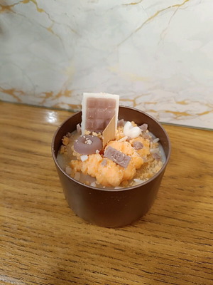 Handmade soy candle Croissant new with croissant scent