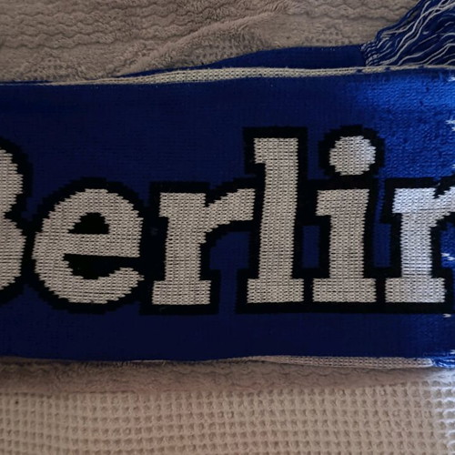 Hertha Berlin scarf new, authentic double-sided
