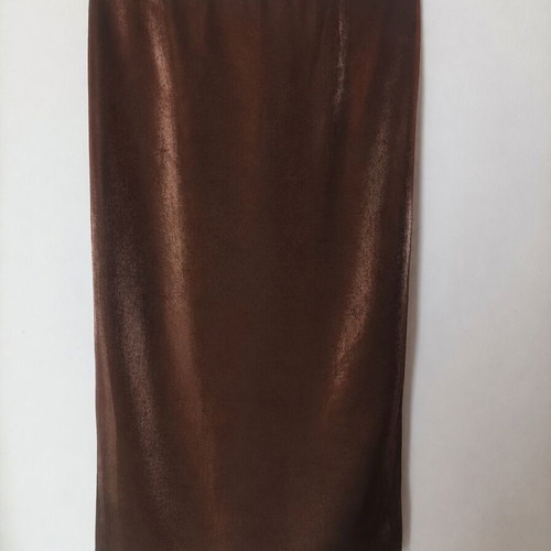 Summer set with skirt, blouse and organza kazaka, like new, brown