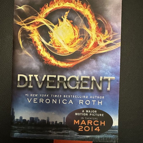 Divergent paperback like new, Veronica Roth, dystopian novel