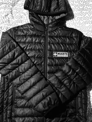 Muerte Puffer jacket like new, black, size M