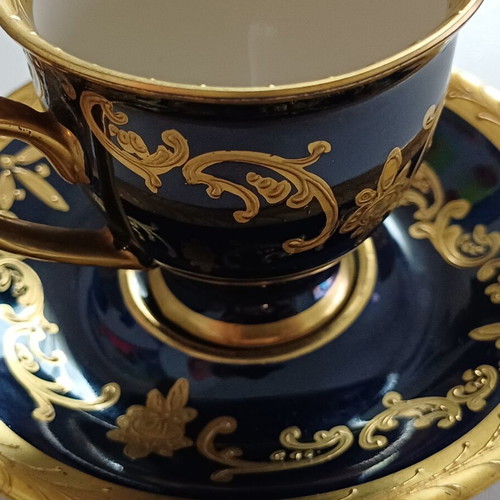 Vintage Bavaria Waldershof porcelain cup and saucer set like new