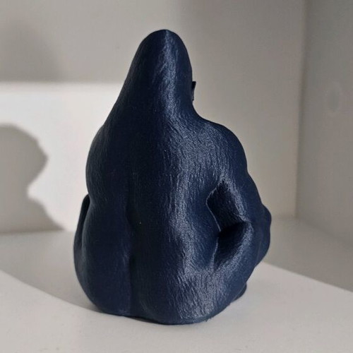 Gorilla sculpture new, modern, 3D printed decor accent