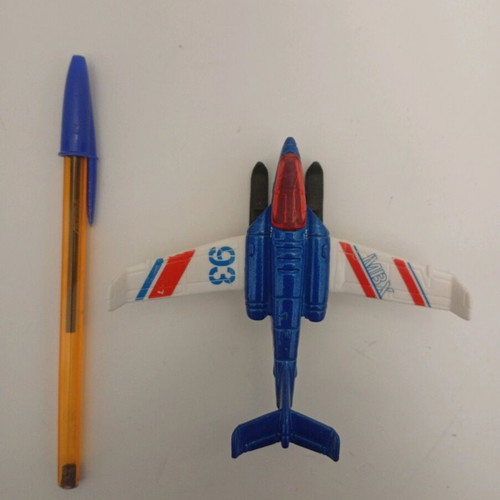Hot Wheels Sky Busters Snow Explorer die-cast aircraft used blue