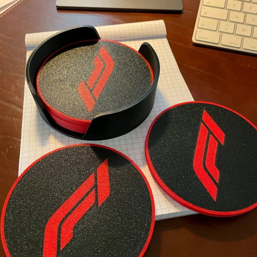 F1 base with 6 coasters full set new
