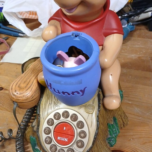 Παιδικό τηλέφωνο Disney Winnie the Pooh μεταχειρισμένο, ενσύρματο