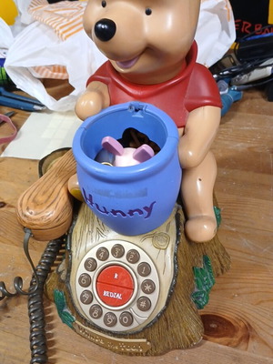 Παιδικό τηλέφωνο Disney Winnie the Pooh μεταχειρισμένο, ενσύρματο