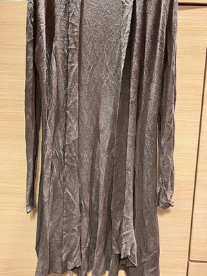 Cardigan used one size beige, worn without damage