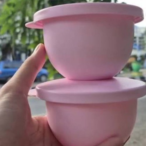 Tupperware mini Expression bowls set of 2, 200 ml, pink and purple