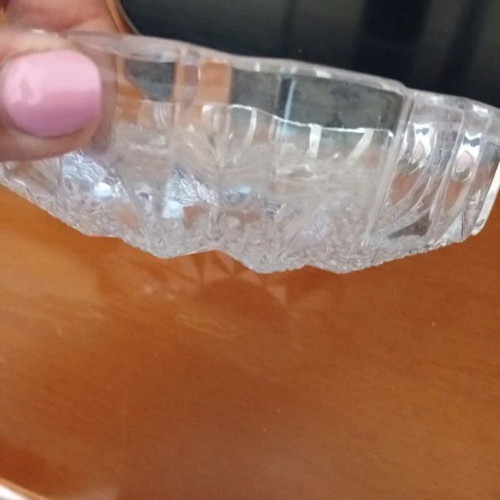 Vintage ashtray made of real crystal, like new