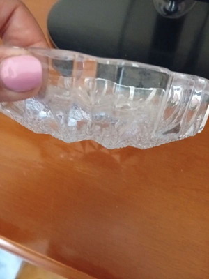 Vintage ashtray made of real crystal, like new