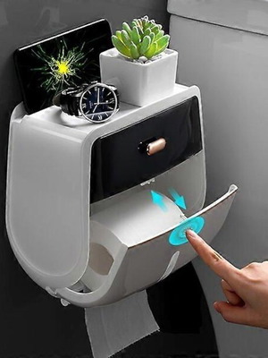 Toilet Paper Holder with Drawer new, touch sensor control