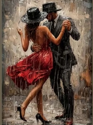 Diamond Painting "Couple" creative craft kit new