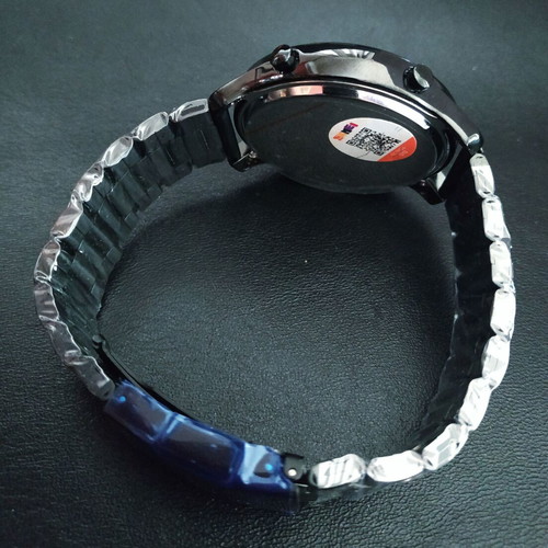 Skmei 1864 digital watch with stainless steel bracelet new, men's, black