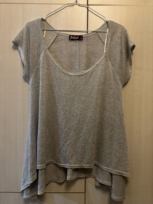 Short-sleeve T-shirt used, gray, size M