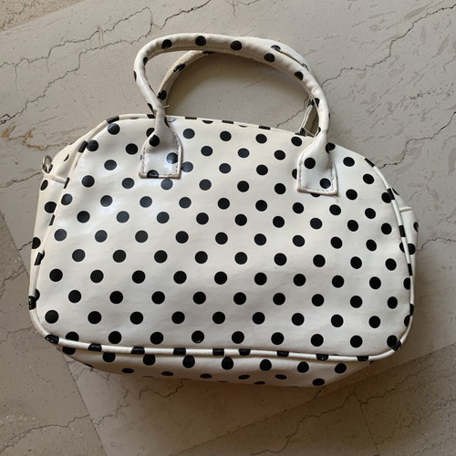 Neseser bag like new with shoulder strap, white
