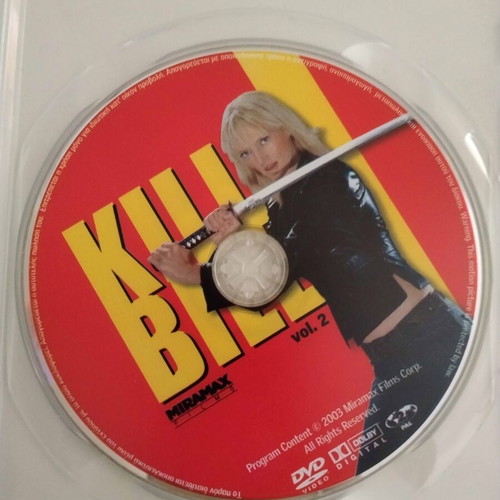 Kill Bill Vol2 DVD used, simple case