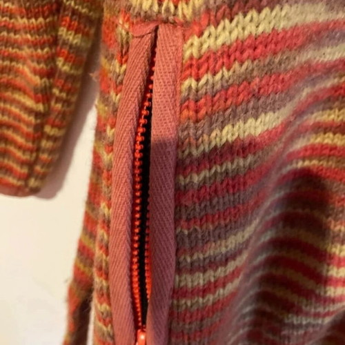 Uttam London 100% wool knitted coat with hood used