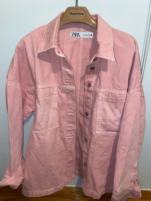 Jacket new pink Zara small oversized fit
