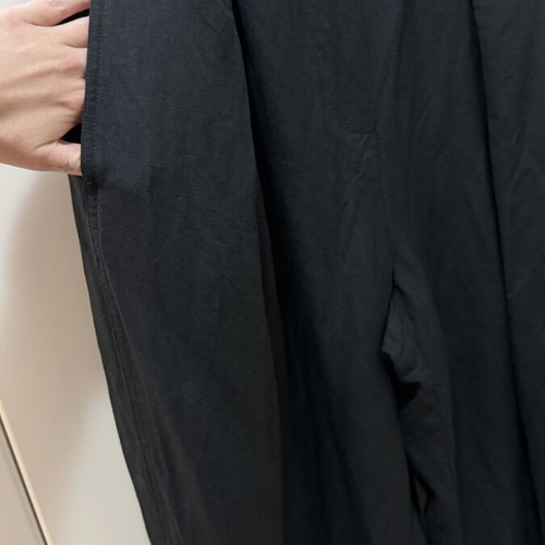 Oysho linen pants black like new