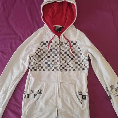 Volcom jacket XS used, black and white