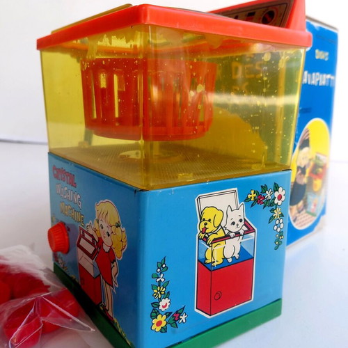 Crystal washing machine toy Solpa 1970s battery operated