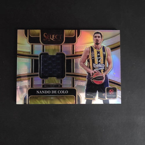 Nando De Colo EuroLeague Select 2025-2026 Jersey Patch new