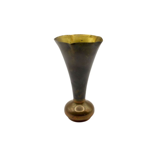 Vintage copper vase Daalderop Tiel used, Holland 1950–1970