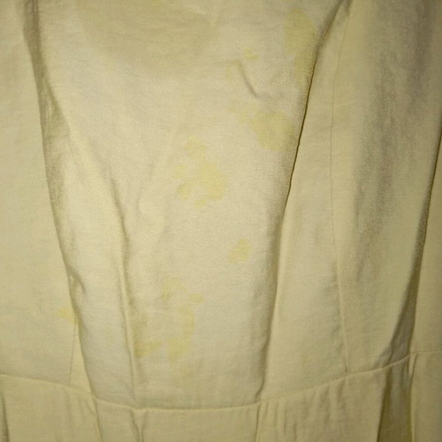 Midi romantic dress lemon used, large, Zara