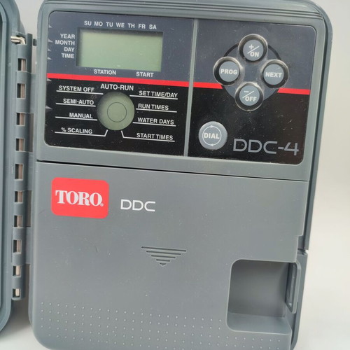 Toro DDC-4-220-OD Digital Irrigation Timer like new, 4 zones, outdoor, 220V