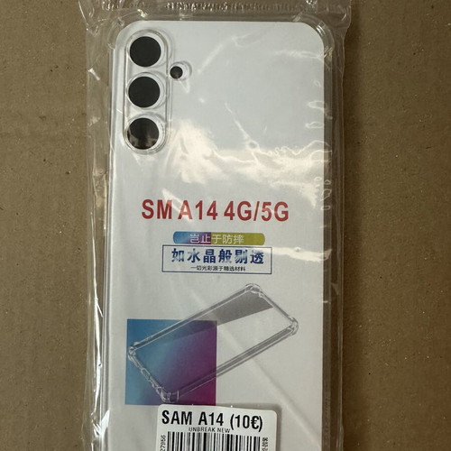 Samsung A14 Transparent Case new