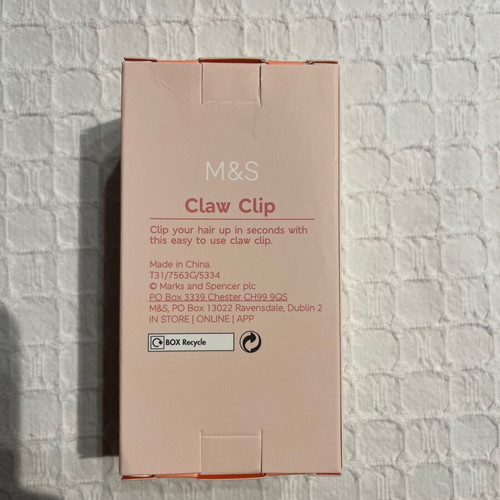 Effortless Hair Claw Clip large hair claw pink/peach new