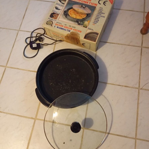 Portable cooking stove used, electric autonomous