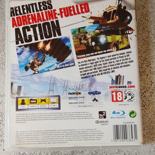 Just Cause 2 PS3 game