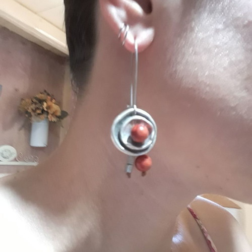 Handmade hanging earrings like new