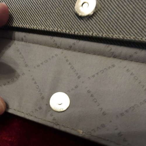 Bvlgari x Emirates Men's Travel Toiletry Bag like new, gray