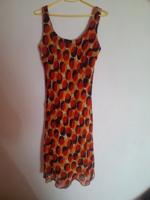 BSB summer dress with lining like new, colorful, size L