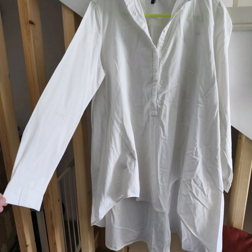 Imperial shirt used, white, size S, long back