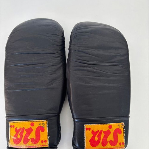 Sportindustria boxing gloves used vintage leather 70–80s