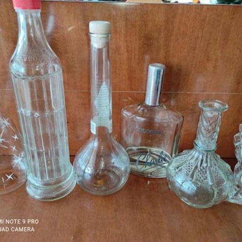Beautiful used bottles