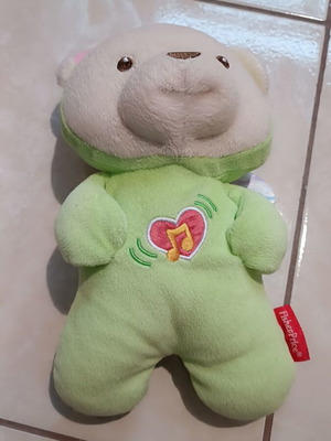 Fisher Price Butterfly Dreams plush bear toy used with music