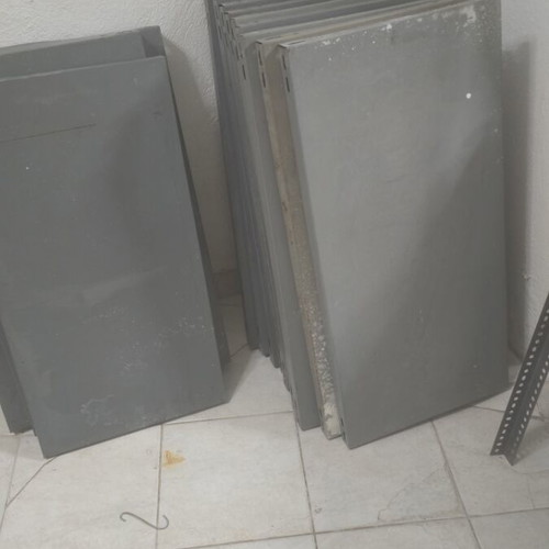 Dexion shelves used, 40 pieces 35cm and 40cm