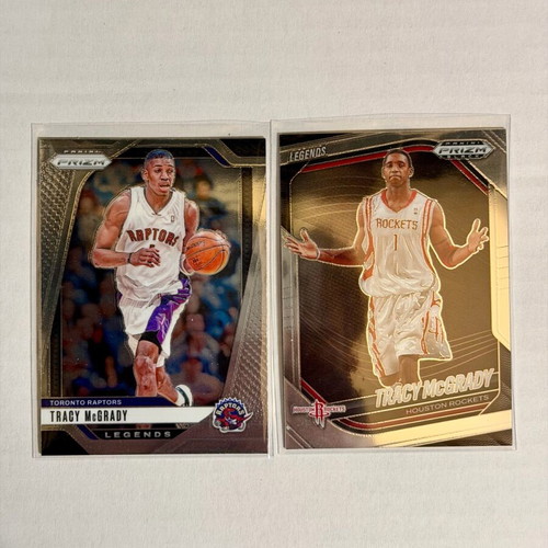 Tracy McGrady card lot 4, new, Toronto Raptors, parallel and base