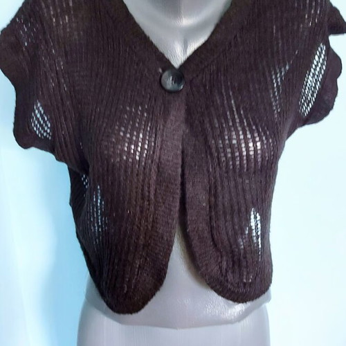 Mongul women's knit vest top, vintage, L to XXL