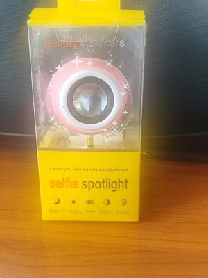 Samsung Galaxy spotlight and speaker for phones, new